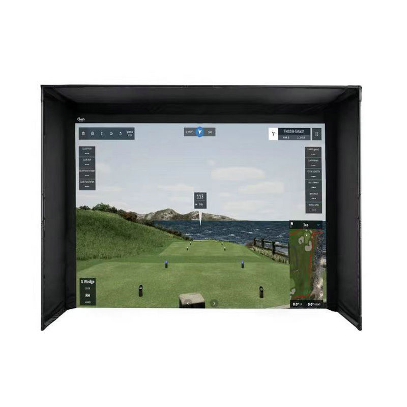 TeQers – Golf Simulator Enclosure with Impact Screen (3.0m Wide) – TeQers