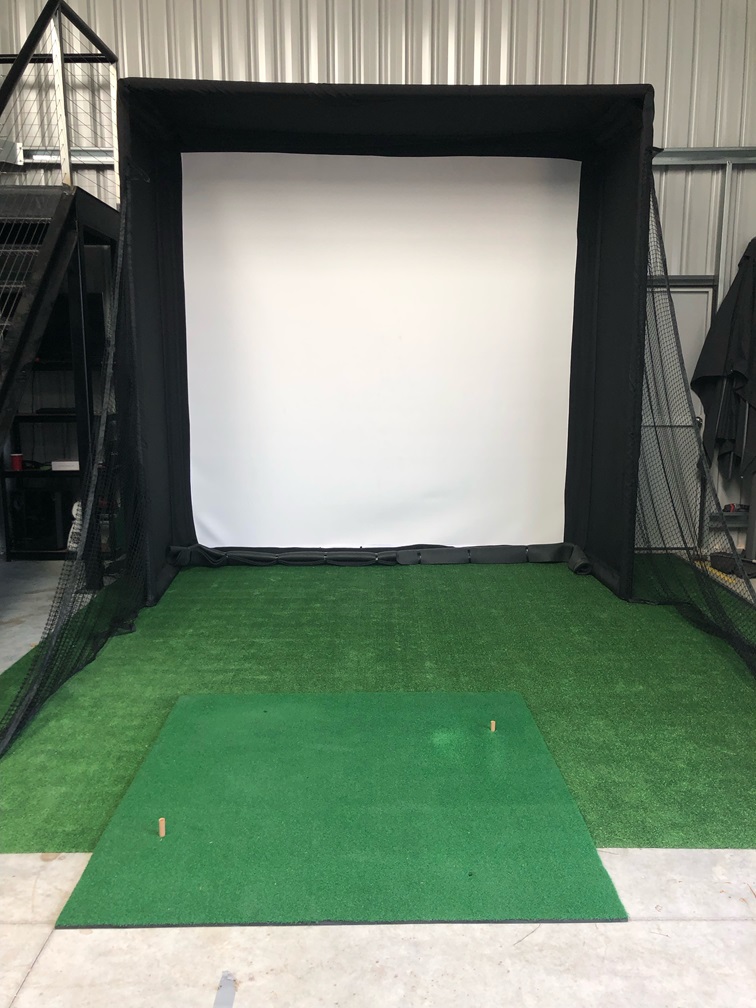TeQers – Golf Simulator Enclosure with Impact Screen (Custom Size) – TeQers